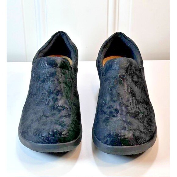 CLARKS Talene Pace Women's Loafers US Size 11 / UK 8.5D Black Lace Print Comfort - Picture 9 of 12